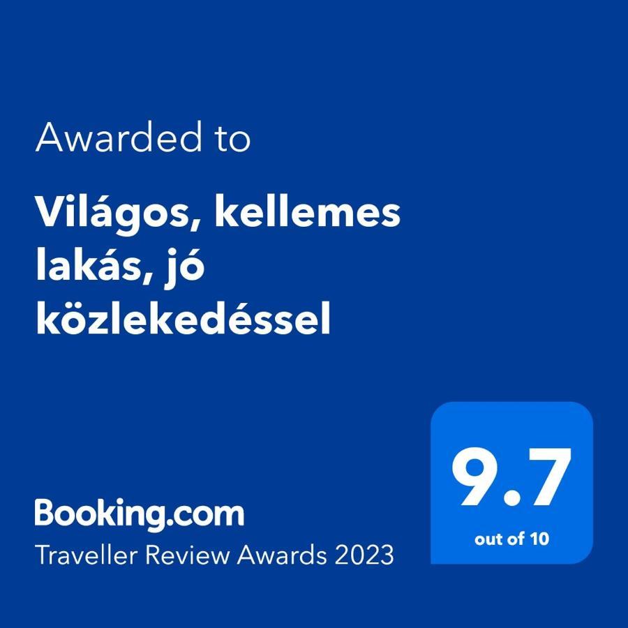 Vilagos, Kellemes Lakas, Jo Koezlekedessel Budapest Exterior foto